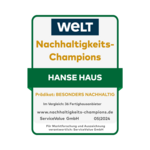 Prefabricated house provider: Sustainability Champion - Hanse Haus