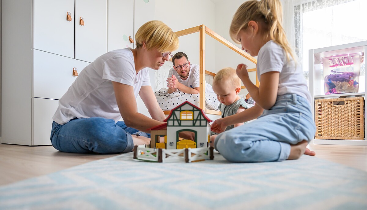 Bauherren: Familie Heckwolf/Meyer aus Münster - Hanse Haus Kinderzimmer: Bauherren Familie Heckwolf/Meyer aus Münster