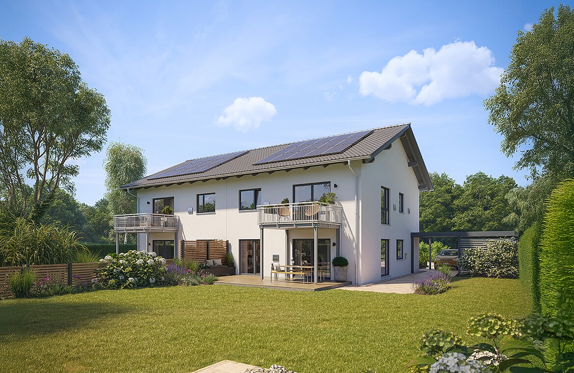 QNG⁺-Line: Doppelhaus 159 - Hanse Haus