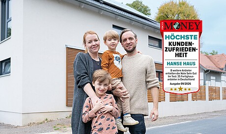 Höchste Kundenzufriedenheit 2026 - Hanse Haus