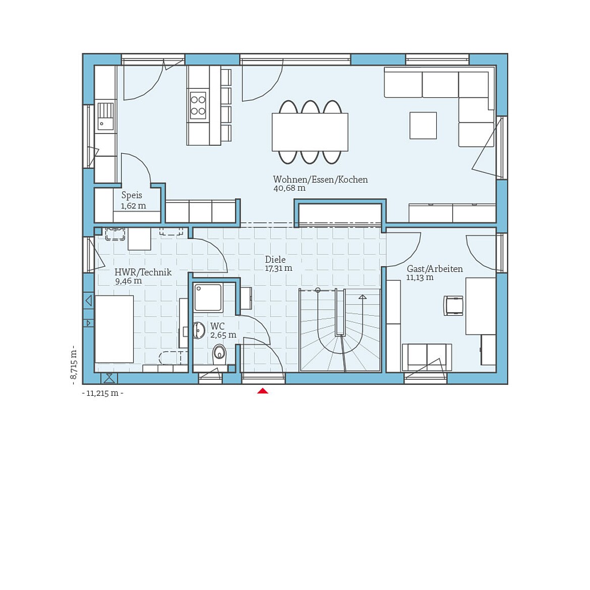 Vita 165: Grundriss EG