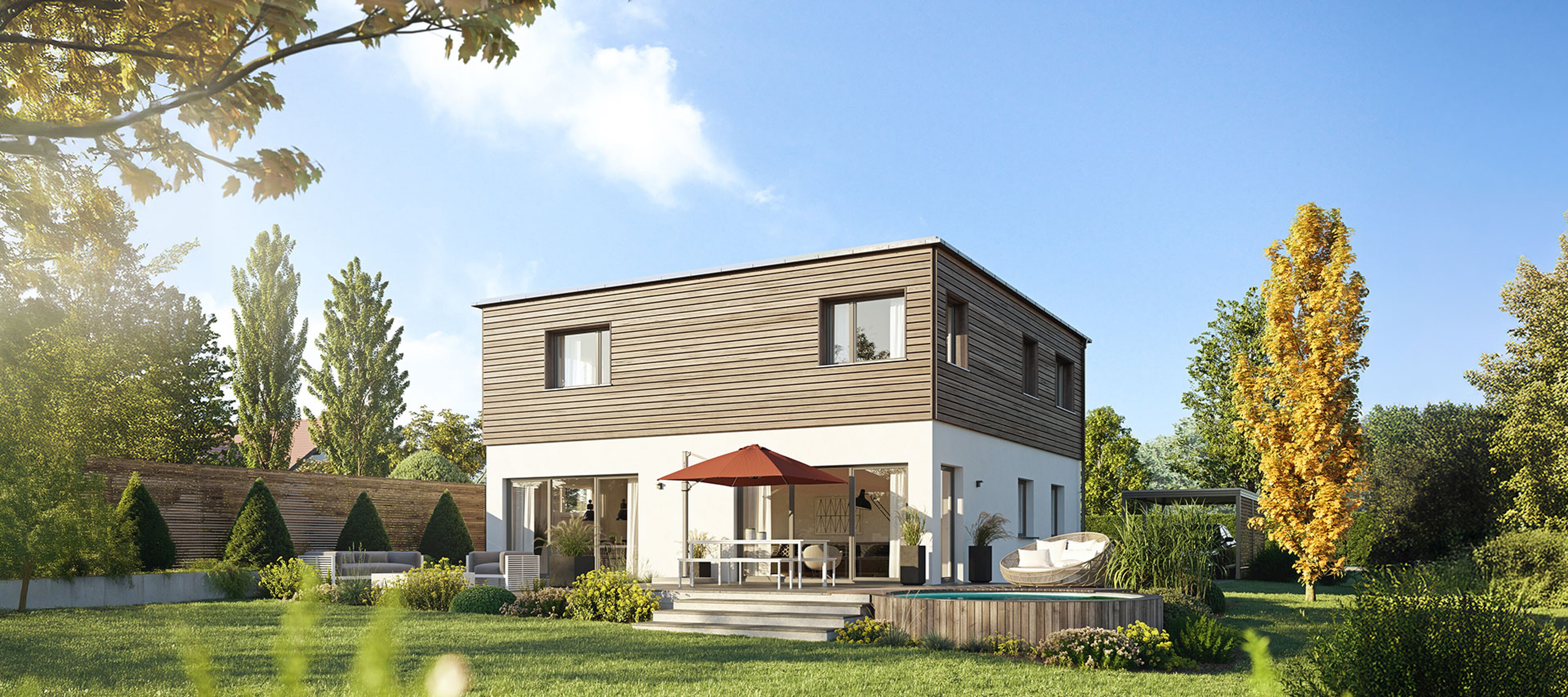 Prefabricated house Cubus 167