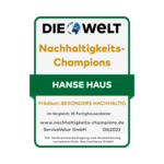 Prefabricated house provider: Sustainability Champion - Hanse Haus
