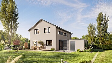 Code: 4U65S QNG⁺-Line: Fertighaus Variant 28-132