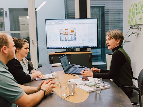 Grundrissbesprechung Architektengespräch: Bauherren Familie Römmelt