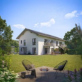QNG⁺-Line: Doppelhaus 174 QNG⁺-Line: Doppelhaus 174 - Hanse Haus