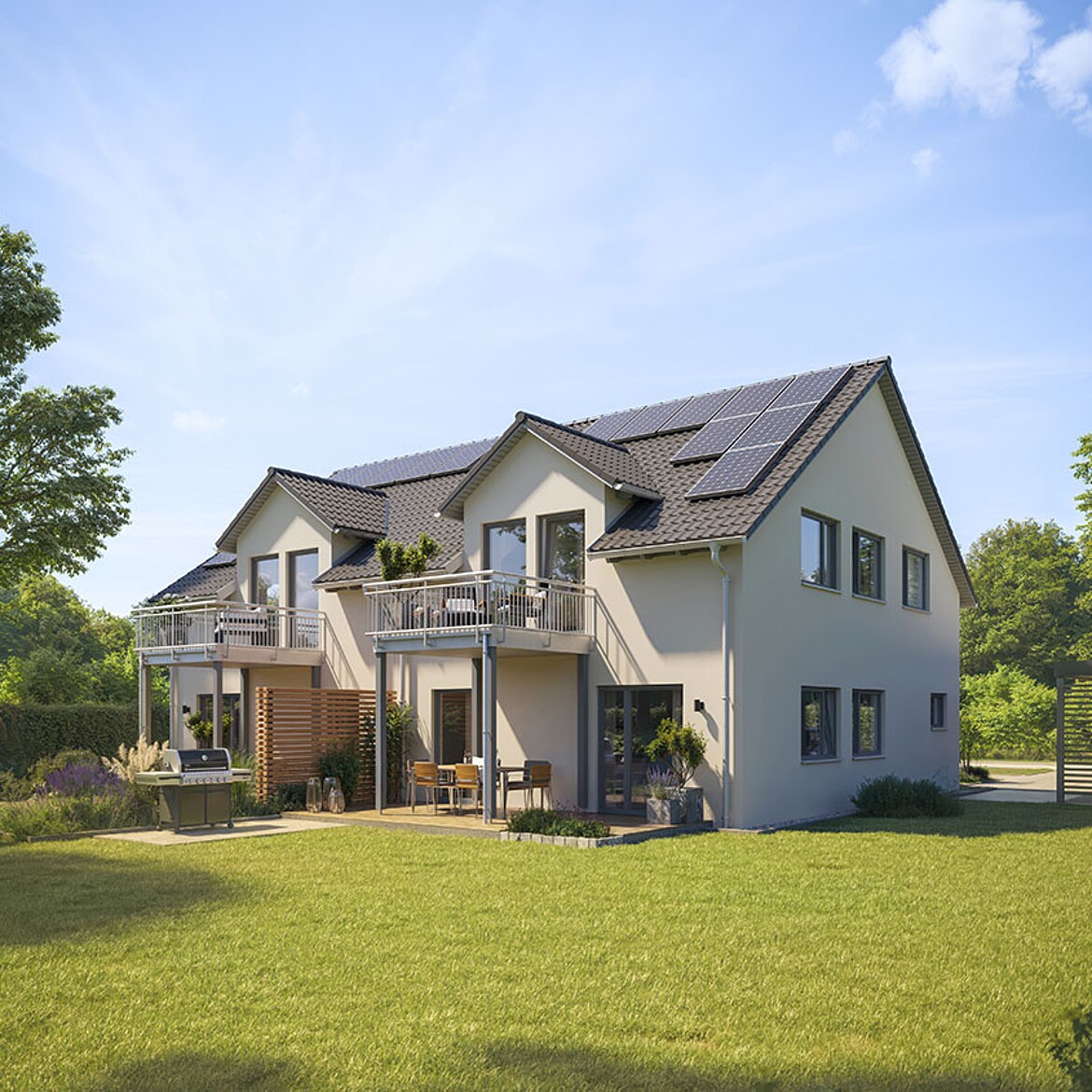 QNG⁺-Line: Doppelhaus 35-125 QNG⁺-Line: Doppelhaus 35-125 - Hanse Haus
