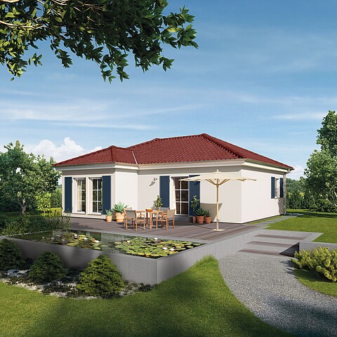 Fertighaus Bungalow von Hanse Haus