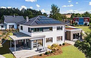 Musterhauspark: Fertighaus Villa 178