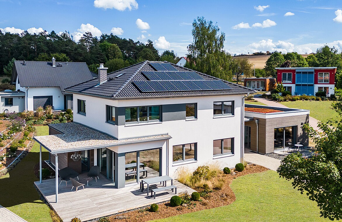 Musterhauspark: Fertighaus Villa 178