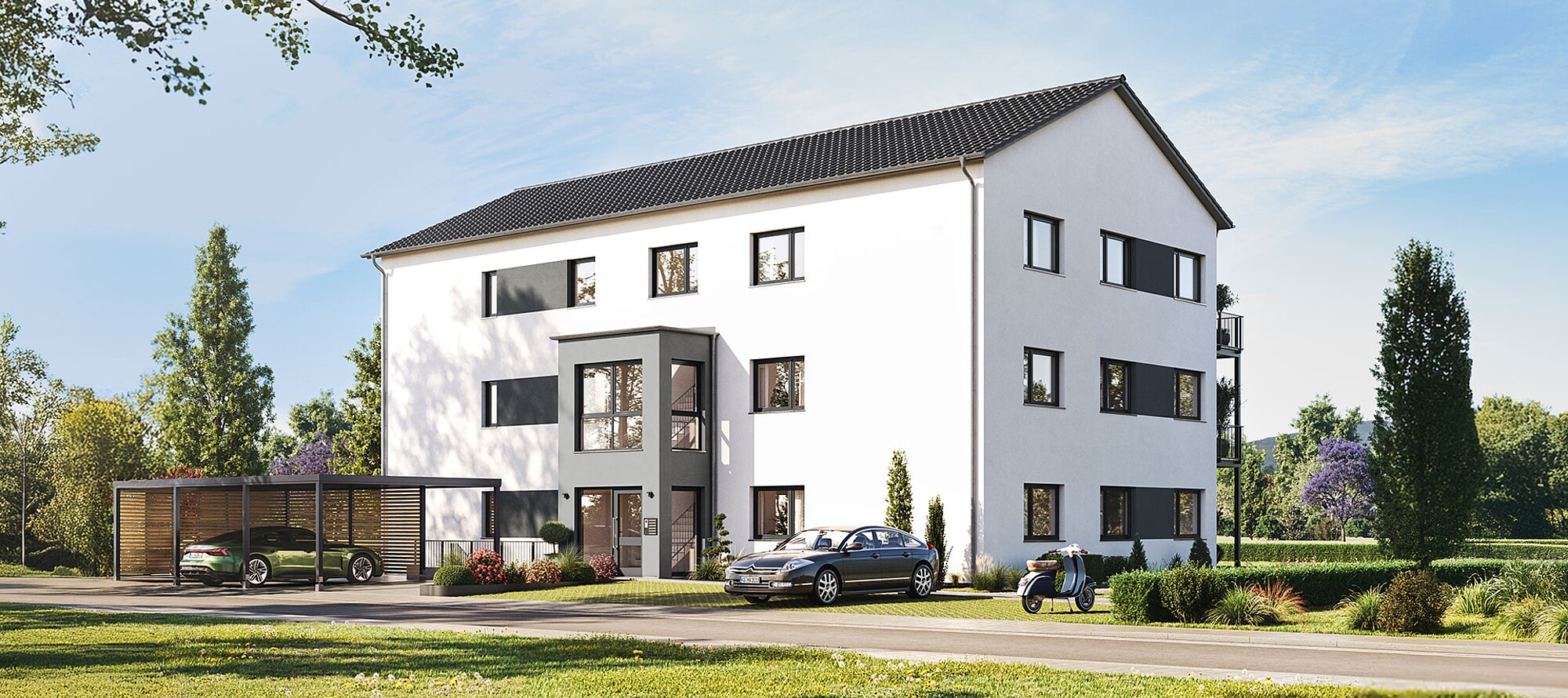 Mehrfamilienhaus 6 Wohneinheiten - Hanse Haus