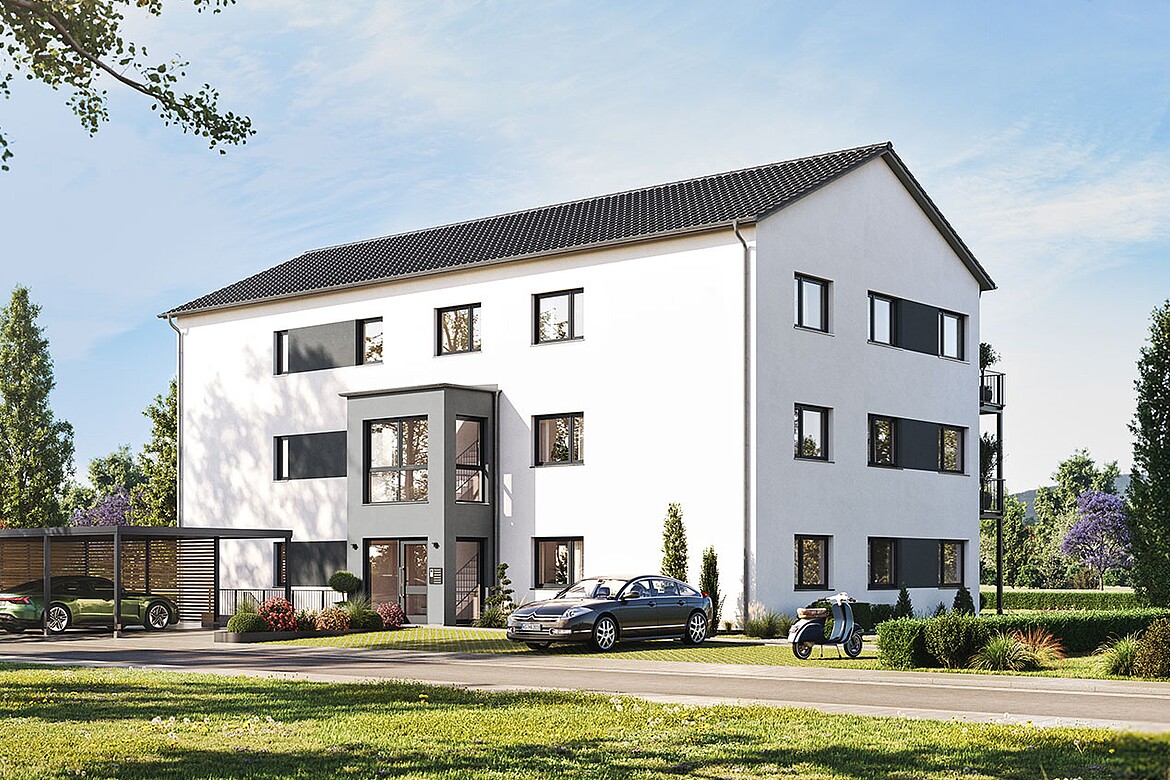 Prefabricated multi-family house 6 residential units
