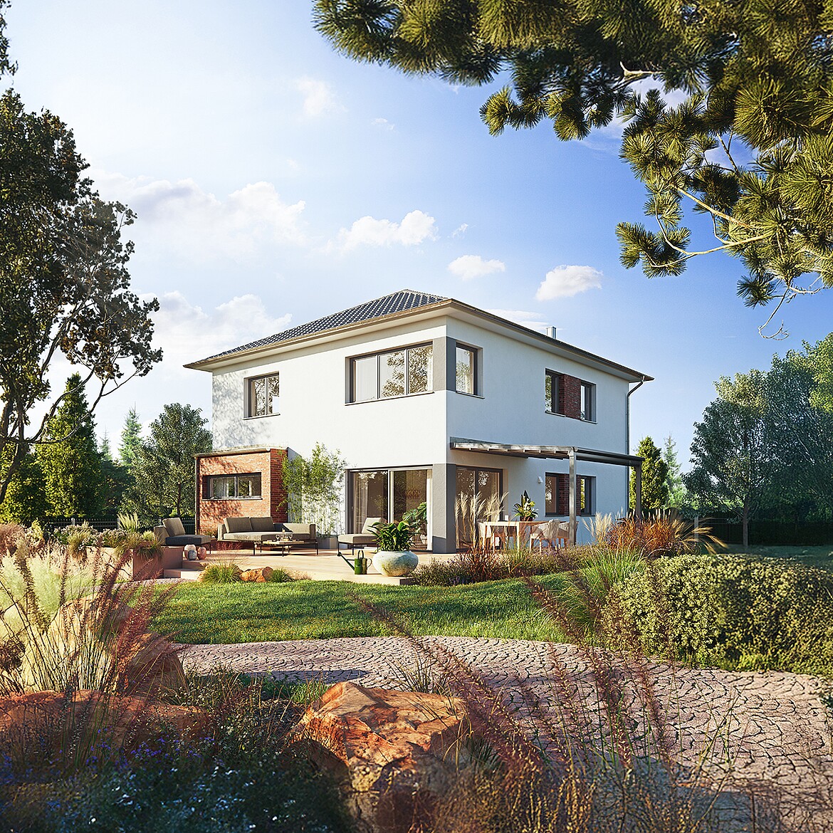 Musterhaus Villa 166 Fertighaus Villa 166