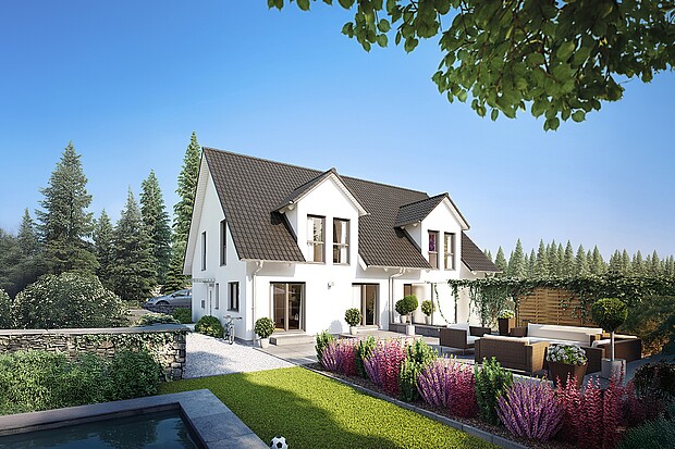 Prefabricated semi-detached house 45-123