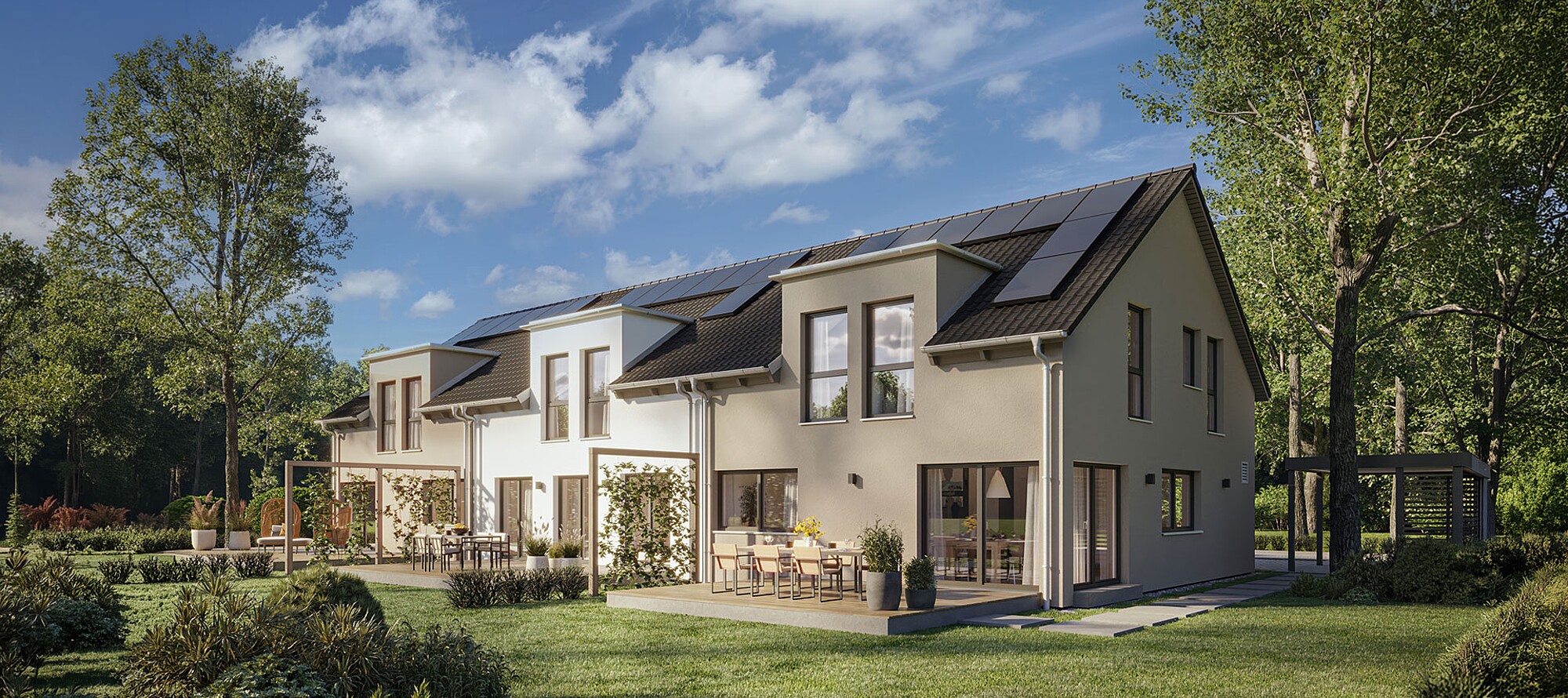 QNG⁺-Line: Reihenhaus 35-142 - Hanse Haus