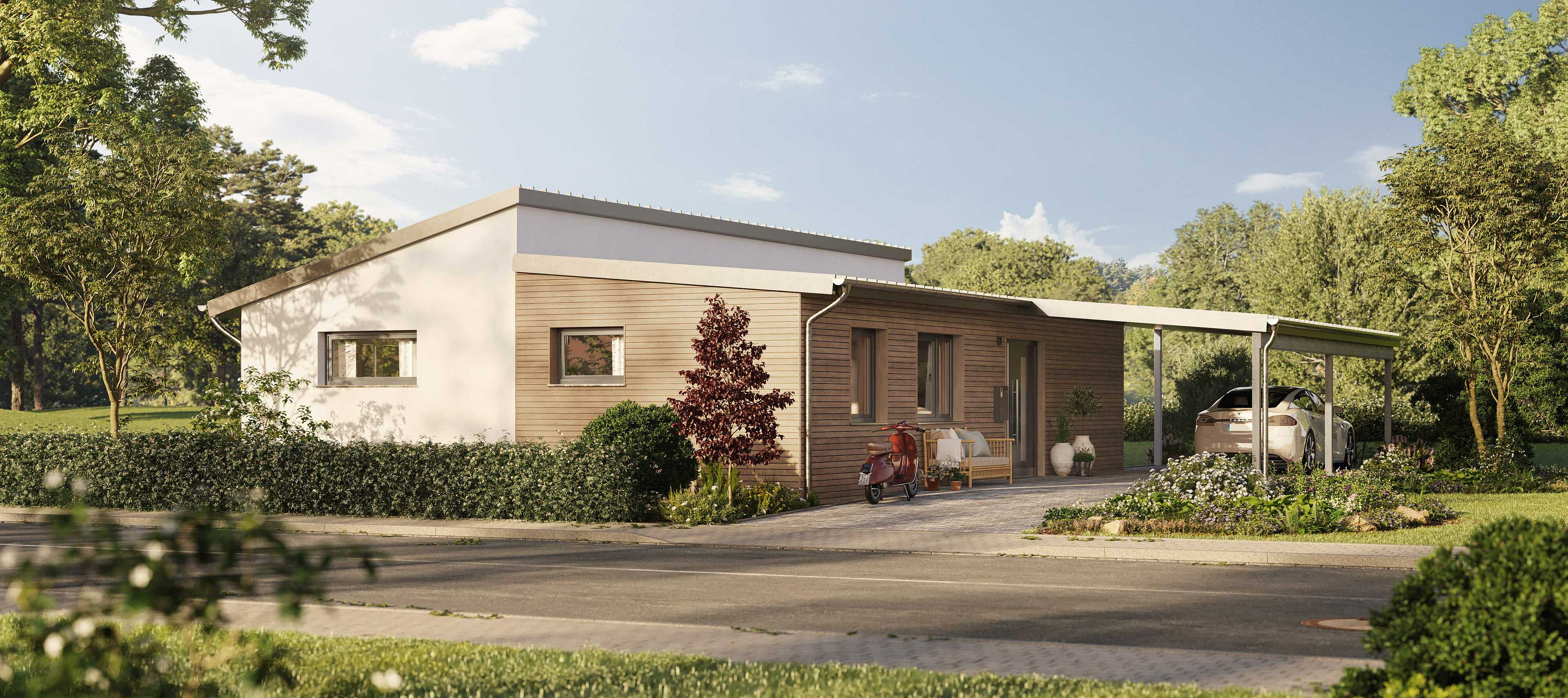 Fertighaus Bungalow 92 HANSE HAUS