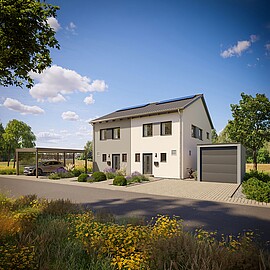 QNG⁺-Line Doppelhaus 109 QNG⁺-Line Doppelhaus 109 - Hanse Haus