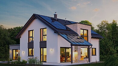 VARIANT - Einfamilienhaus mit Satteldach als Fertighaus von Hanse Haus