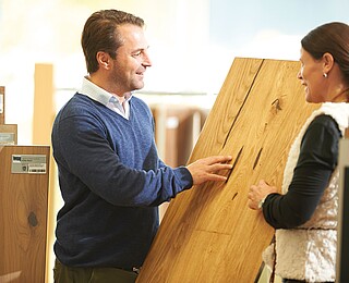 Prefabricated house sampling: Parquet - Hanse Haus Prefabricated house sampling: Parquet