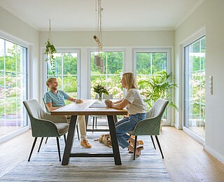 Esszimmer: Bauherren Familie Lübker aus Butzbach