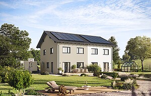Die Basis: QNG⁺-Line Doppelhaus 125 QNG⁺-Line: Doppelhaus 125 - Hanse Haus