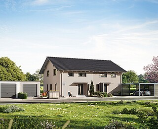 QNG⁺-Line: Doppelhaus 25-125 QNG⁺-Line: Doppelhaus 25-125 - Hanse Haus