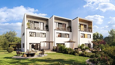 Prefabricated terraced house 118: Variant 4