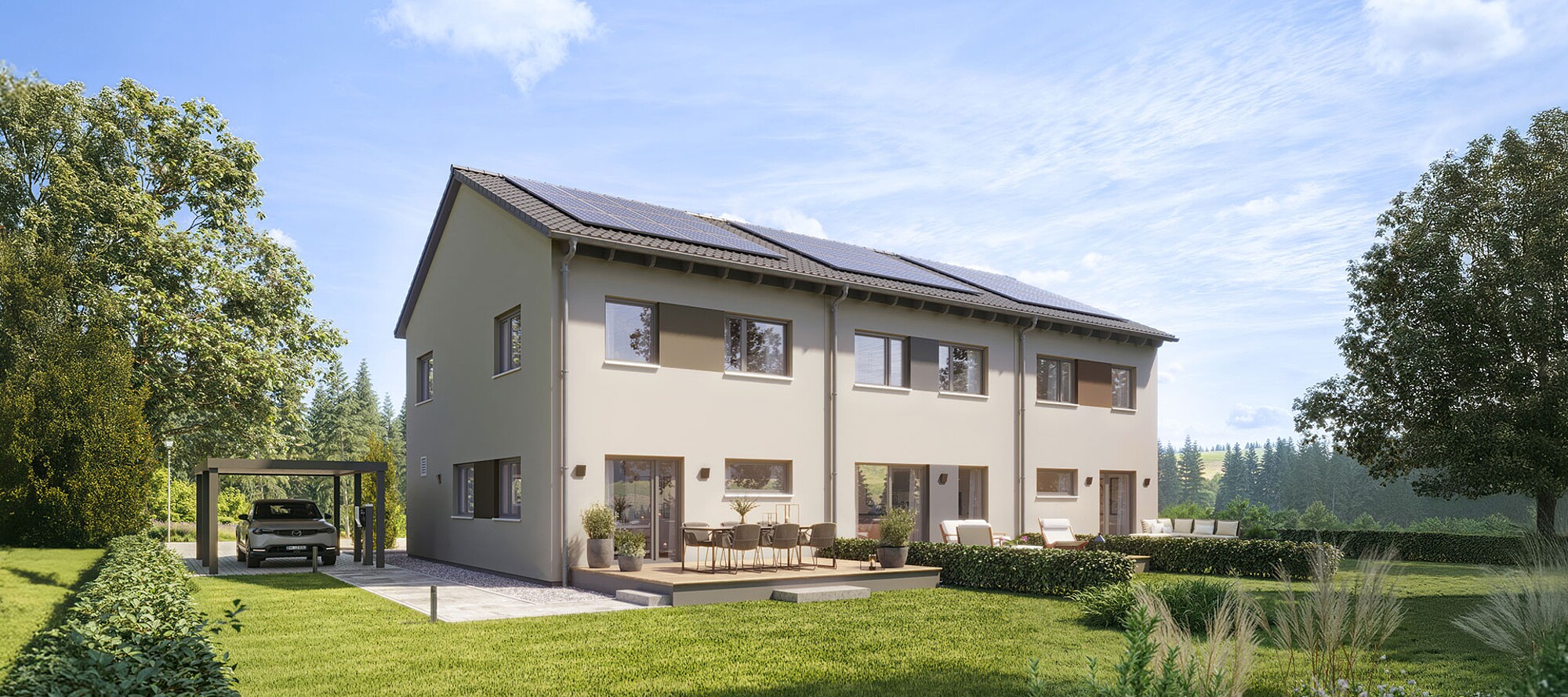 QNG⁺-Line: Reihenhaus 113 QNG⁺-Line: Reihenhaus 113 - Hanse Haus