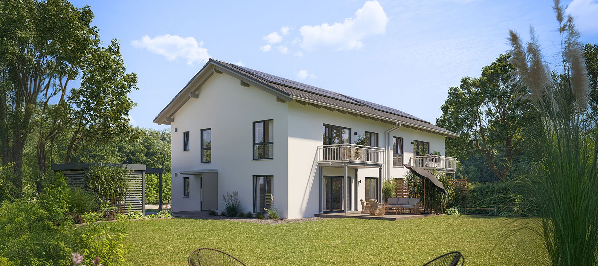 QNG⁺-Line: Doppelhaus 174 QNG⁺-Line: Doppelhaus 174 - Hanse Haus