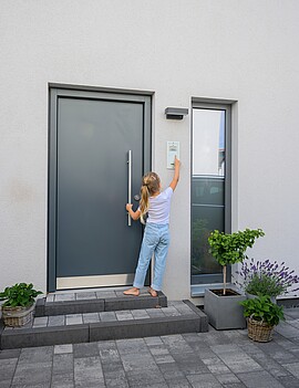 Fertighaus-Konfigurator: Hauseingang