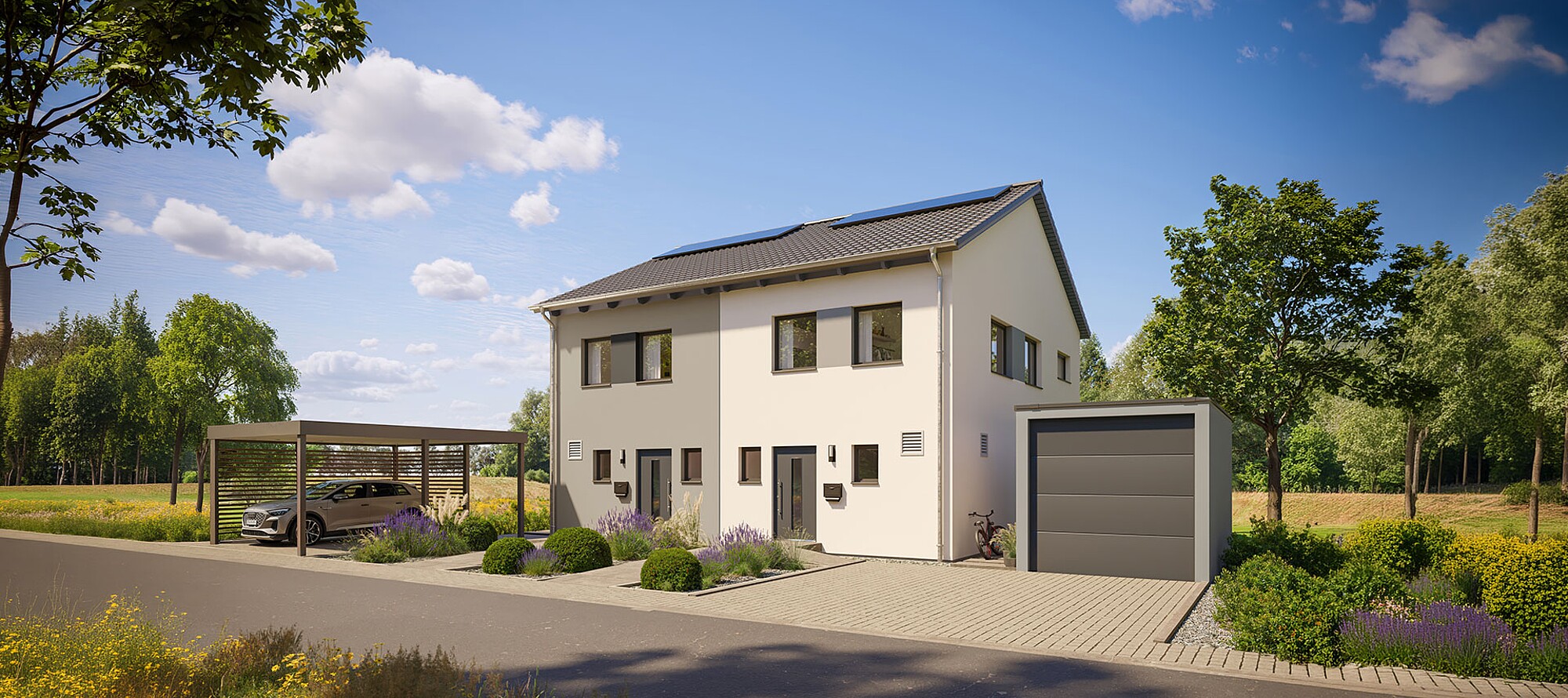 QNG⁺-Line Doppelhaus 109 QNG⁺-Line Doppelhaus 109 - Hanse Haus
