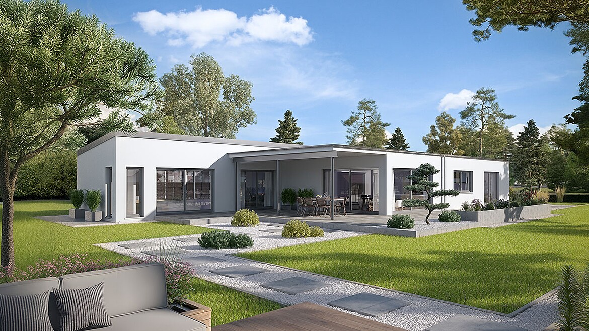 Bungalow 157 Fertighaus Bungalow 157