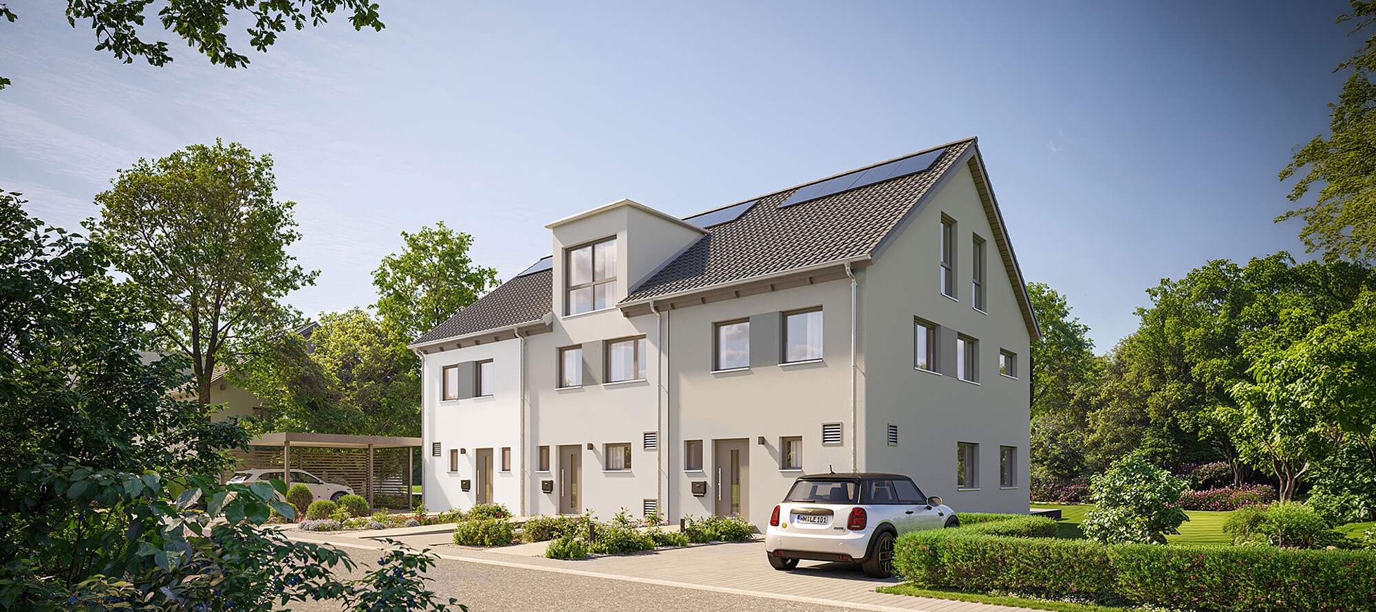 QNG⁺-Line: Reihenhaus 153/172 QNG⁺-Line: Reihenhaus 153/172 - Hanse Haus