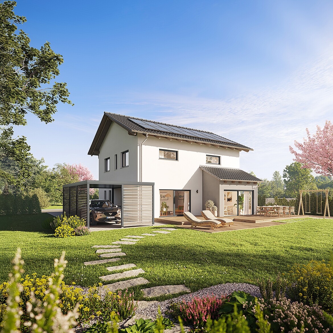 QNG⁺-Line: Fertighaus Villa 163