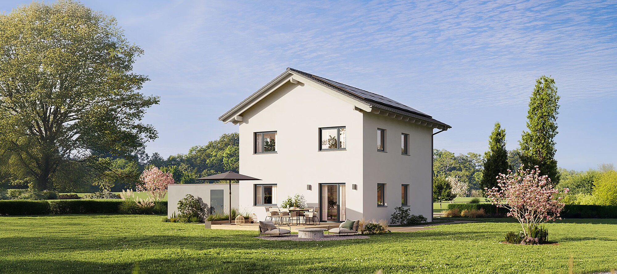 QNG⁺-Line: Fertighaus Villa 124 - Hanse Haus QNG⁺-Line: Fertighaus Villa 124