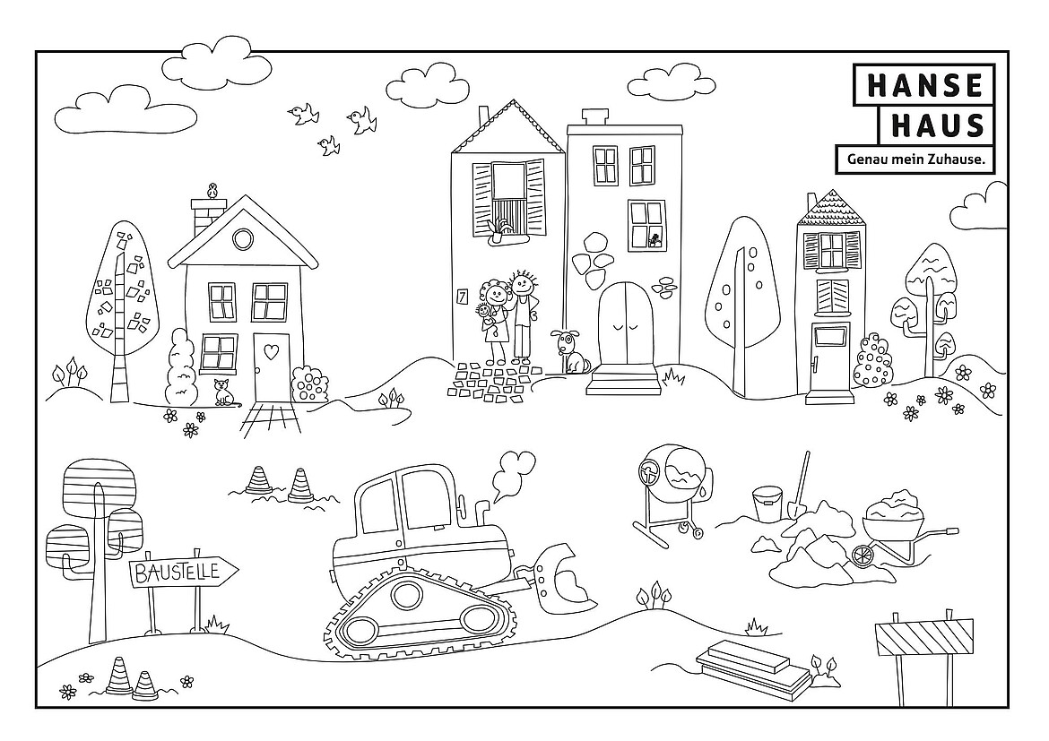 Ausmalbilder zum Ausdrucken und Ausmalen - Hanse Haus