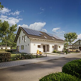 QNG⁺-Line: Doppelhaus 35-142 QNG⁺-Line: Doppelhaus 35-142 - Hanse Haus