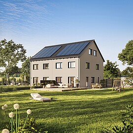 QNG⁺-Line: Doppelhaus 179 QNG⁺-Line: Doppelhaus 179 - Hanse Haus