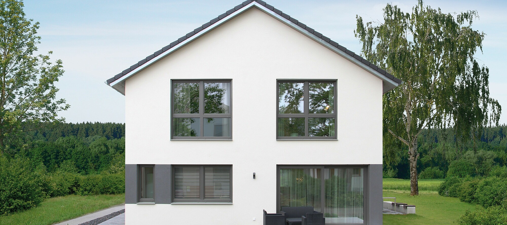 Variant - Fertighaus mit Satteldach von Hanse Haus