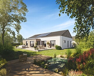 Fertighaus Bungalow 148 - Hanse Haus Fertighaus Bungalow 148