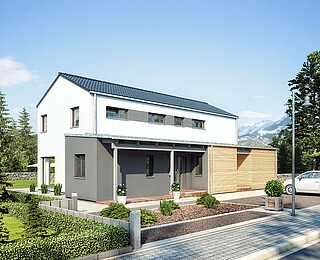 Prefabricated house Duo 211 - Hanse Haus Prefabricated house Duo 211