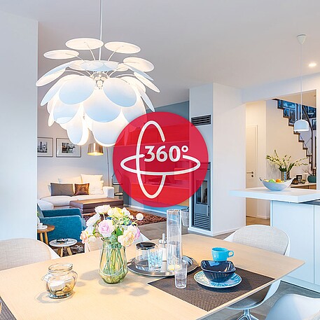 360°-Rundgang Fertighaus Variant 35-160: 360°-Rundgang
