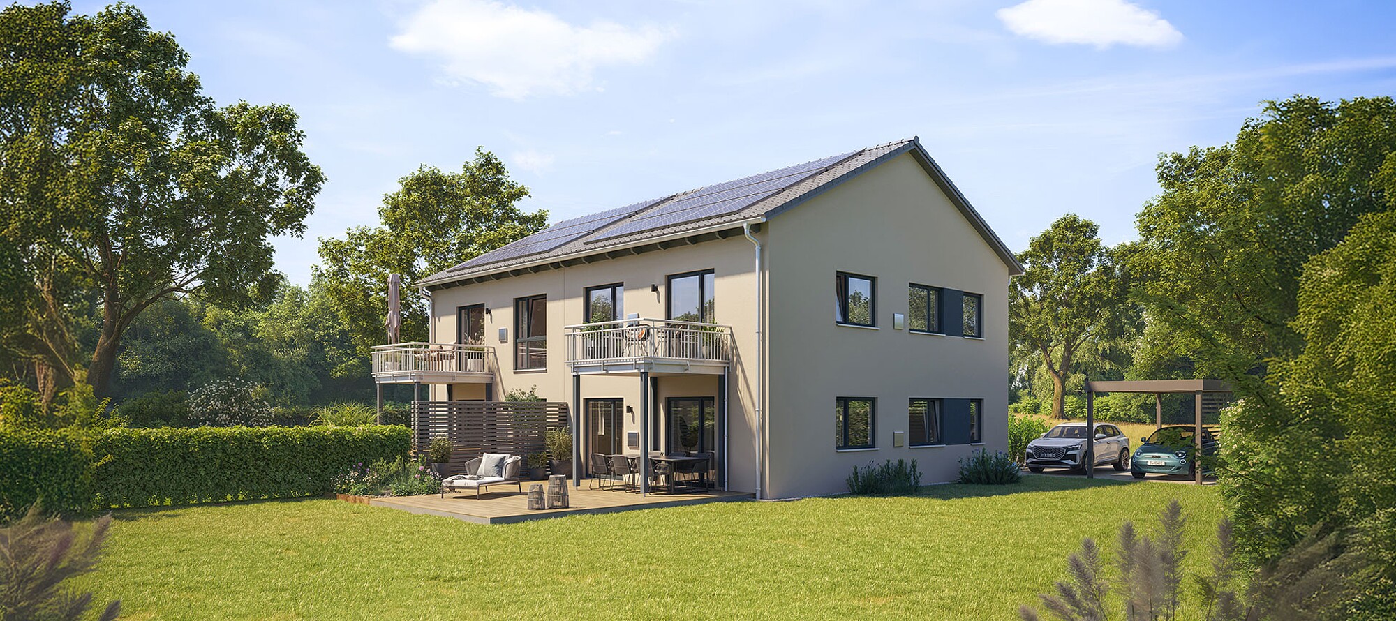 QNG⁺-Line: Doppelhaus 126 - Hanse Haus