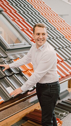 Bemusterung Fertighaus-Bemusterung: Dacheindeckung